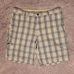 Dockers Plaid Chino Shorts